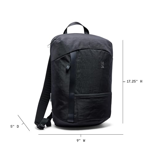 Chrome Industries Camden Backpack, Travel Bag for Men and Women, Plush Straps, Recycled Materials, Internal Laptop Sleeve