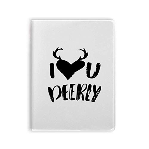Carnet de notes I Love You Deerly pour organiser vos journées au bureau