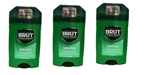 BRUT Anti-Perspirant Deodorant Stick Classic Scent 2 oz (Pack of 3)