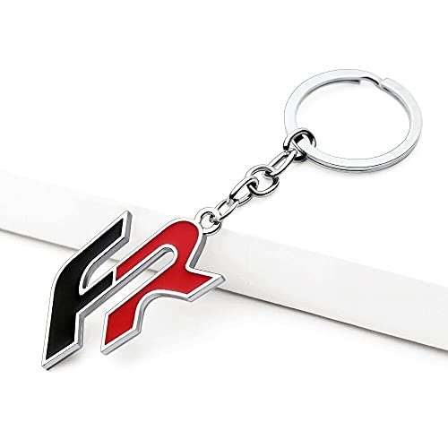 Protrex UK Porte-clés chromé 'FR' Tarraco Mii Arona Ateca Ibiza Toledo Leon Alhambra Arosa Marbella Inca Altea Exeo