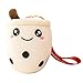 10cm Schlüsselbund Plüsch Bubble Tea Plüschtier Mini Plüsch Milchtee Puppe Schlüsselanhänger Stofftier Spielzeug Cartoon Taschenanhänger für Kinder, Erwachsene, Mädchen Frauen