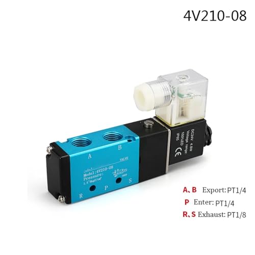 Vanne pneumatique 4V210-08 DC24V anti-fuite air comprimé