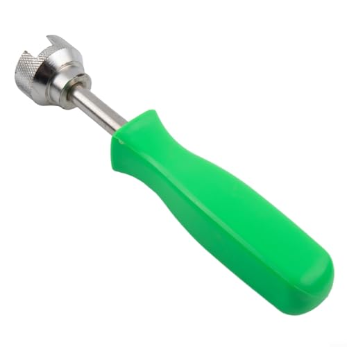 Herramienta de arandela de resorte de freno de tambor de coche para reparación de frenos de motocicleta y camión mediano, construcción de acero de aleación de 14,5 cm con mango de plástico ABS (verde)