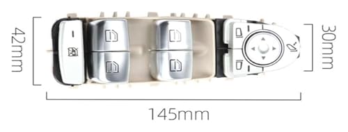 Interrupteur lève-vitre bouton commande électrique pour Classe C W205 Classe E W213