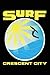 Crescent City Notebook: Retro Space-Age Surf Crescent City California Wide Ruled, 6x9, 100 Pages, Best gifts for people loving Crescent City and all Fans for Crescent City (Composition Notebooks)