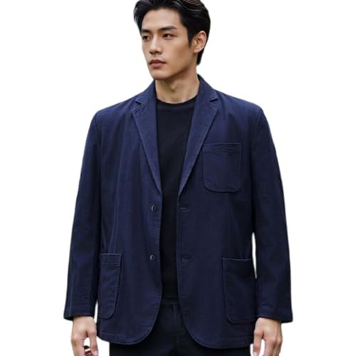 Blazer homme lin léger anti-transpiration veste manches longues