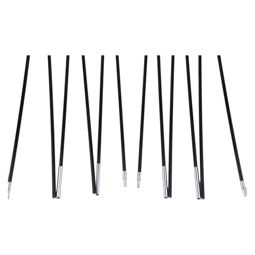 Kit di pali per tenda in fibra di vetro da 10 piedi per aste di supporto da campeggio all'aperto con facile montaggio per telai affidabili