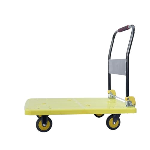 Carrello pieghevole a mano con ruote Carrello portatile con piattaforma per un facile trasporto degli attrezzi Maniglia pieghevole per un comodo spostamento Carrello multiuso resistente