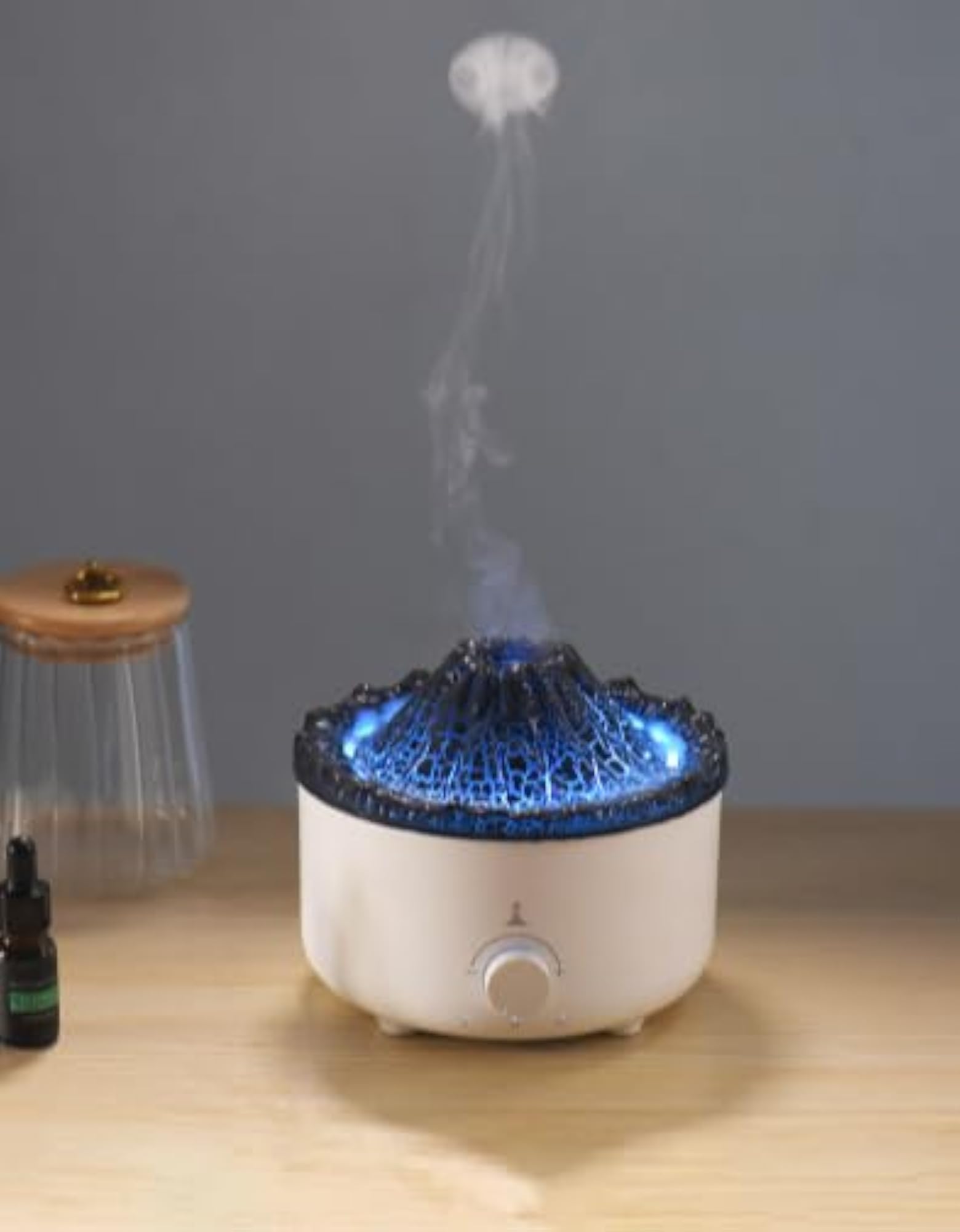 GLIVE Flame Air Diffuser Volcano Aroma Ultrasonic 560mL