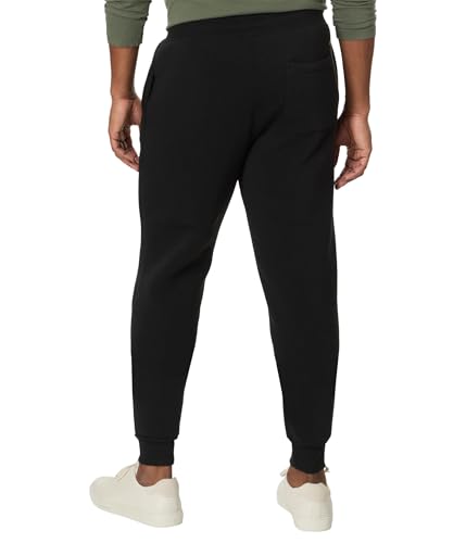 U.S. POLO ASSN. Men's USPA Big and Tall Sherpa Lined Jogger, Black2