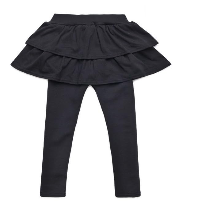 Girls Leggings with Ruffle Skirt Toddler Girl Pantskirt Leggings Kids Girls School 𝗨niform Pants Dress