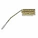 Dopro Gold ST Strat Guitar Trem Tremolo Bridge Full Size Block with Vintage Bent Steel Saddles for Mexican Strat