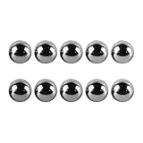 Laroal Präzisionsstahl-Lagerkugeln, 1 Zoll, Massive Kohlenstoffstahlkugeln, G25-Lagerstahlkugeln (10er-Pack)
