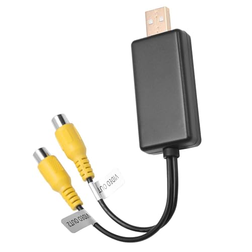 Cable de salida de video USB a CVBS interfaz RCA para monitor de radio Android 10 uds 4