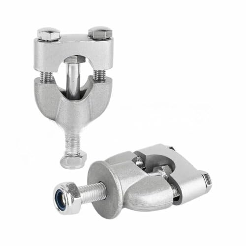 Pinces de montage guidon moto CNC 22mm en aluminium usiné pour fixations motocross et VTT