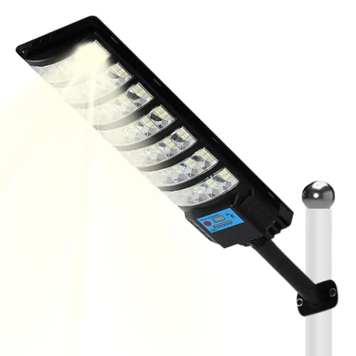 Gupcaqosjw Lámparas Solares Para Exteriores | Farola Impermeable Con Sensor De Movimiento | Farolas Con Mando A Distancia Para Césped Terraza Garaje Jardín Sendero Entrada,