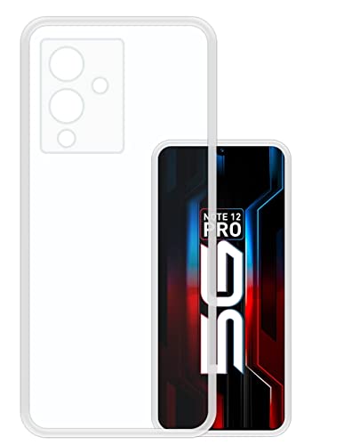 Image of COVERBLACK Rubber Silicone Back Cover for Infinix Note 12 5G - Transparent