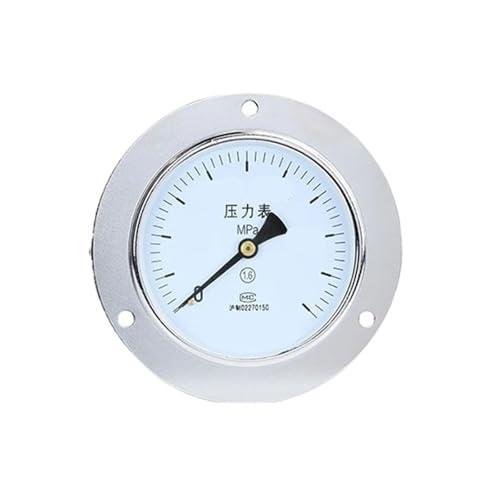 Manomètre axial Y-100ZT à bord large pour encastrement de précision 0-0.1MPA