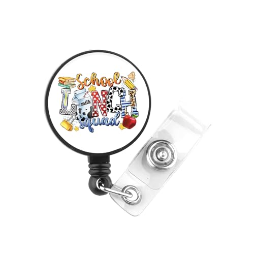 Badge cafétéria équipe de déjeuner rétractable pour la cantine