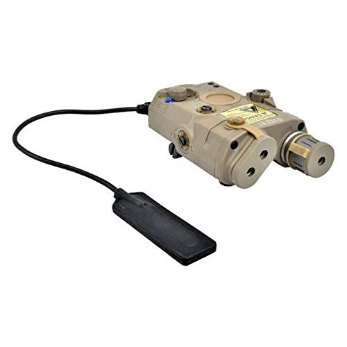 Combinato Torcia Laser LA-5/PEQ-15 Laser Pointer Tan Fucile Softair M4 G36 AK MP5 Scar CM16 (EL-EX276T)