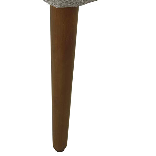 Image of HomePop Gayle Dining Chair - Woven Gray (Single Pack)