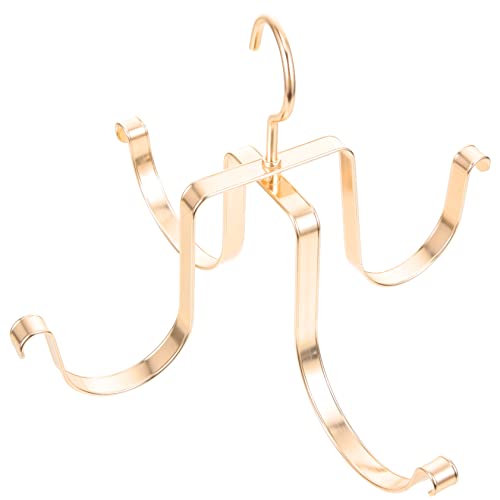 PRETYZOOM Aluminum Alloy Shoe Drying Rack 4 Hooks for Boots Sneakers Compact Easy to Install Organizer