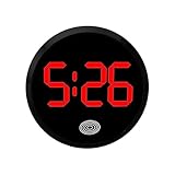 Digital Dashboard Car Clock, Stick On Dashboard Car Clock, Touch-Activated Watch with LED Time Display for Car Boat Bike Truck, Clocks with LED Display for Car Boat Bike Truck (K)
