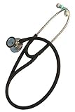 Bell rx, Dual Head with Bell Cardiology Quality Stethoscope, New Design - 771 Black