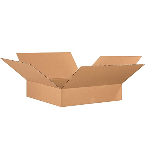 BOX USA Shipping Boxes Large 26'L x 26'W x 8'H, 10-Pack | Corrugated Cardboard Box for Packing, Moving and Storage 26x26x8 26268