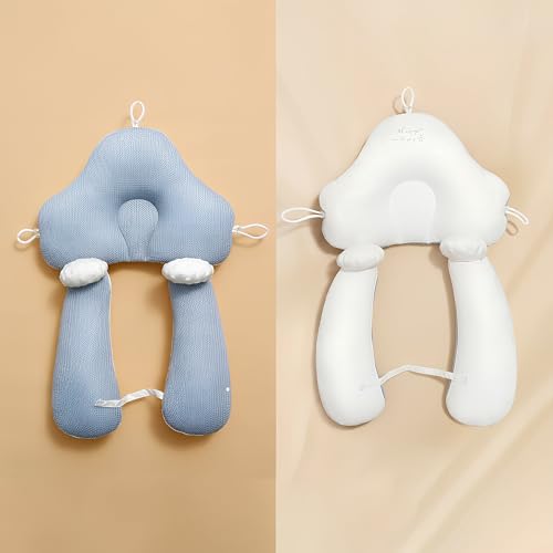 Image of StarAndDaisy Newborn Baby Nursing Pillows, Breastfeeding and Bottle Feeding Pillow, Baby Correcting Head Deviation, Breathable Washable Protection Cushion, Suitable for Babies 0-36 Months