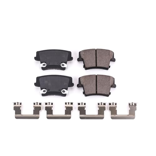 Image of PowerStop Rear Brake Pads for Dodge Charger 2006-14 | Dodge Magnum 2005-08 - Z17 Ceramic Brake Pads with Installation Hardware, 17-1057A
