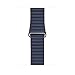 Produktbild Apple Watch (44 mm) Lederarmband mit Schlaufe, Taucherblau - Medium