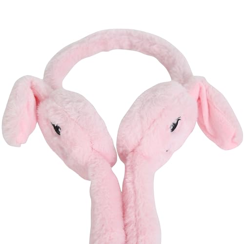 Image of FabSeasons Soft & Warm Winter Ear Muffs | Plush Faux Fur Ear Warmers for Cold Weather | Lightweight & Cozy Ear Protection