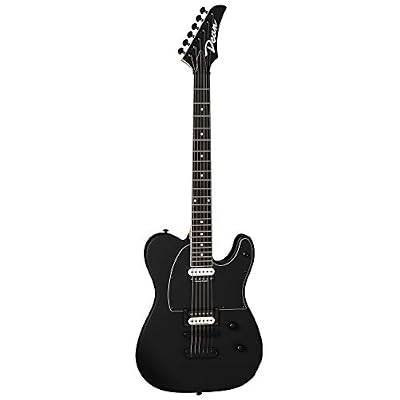 Dean Nash Vegas Select Flat Top Electric Guitar, Black Satin, NV SEL BKS