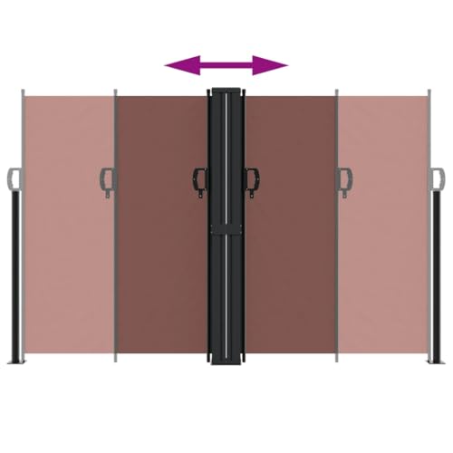 Store double rétractable 160 x 1200 cm résistant aux intempéries - 5