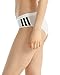 adidas Womens 3 Stripes Active Essentials Cotton Hipster Underwear, White, Large