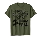 Proud Daughter Of A Vietnam Veteran Vintage Design For Men T-Shirt