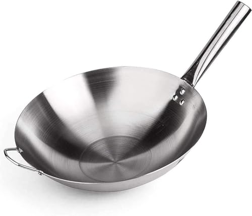 Wok de Acero Inoxidable con Recubrimiento Antiadherente 43 cm