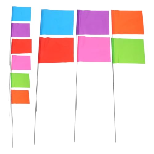 Drapeaux de jardin en polyester DOITOOL résistants aux intempéries, lot multicolore de 120