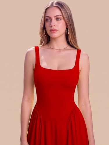 Image of Solid Fit and Flared Round Neck Gown for Women's & Girl's