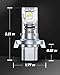 Marsauto M3A series fog light H13 white light, 90000LM 800% Bright 6500K Cool White 60000+ Hours, 5 Min Plug-N-Play, pack of 2