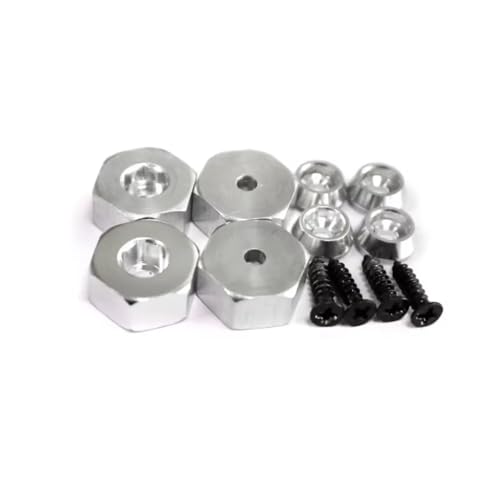 RC�J�[�A�N�Z�T���[ For WPL D12 C24 C34 B24 B36 For MN D90 D99 4�� 5mm����12mm ���^���R���o�C�i�[�z�C�[���n�u�Z�p�A�_�v�^�[ RC�J�[�A�b�v�O���[�h�p�[�c(Light Grey)