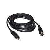 F&T>D*I FT232RL USB DIN 8 ピンオスコネクタ RS232 コンバータシリアルパラメータ通信ケーブルトプコン屈折計から PC(1.8m)