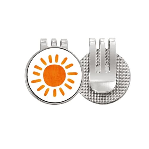 Marqueur de balle de golf émail magnétique pour accessoire chapeau