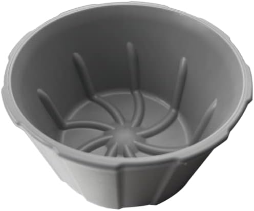 TIMELESS RAZOR Gray Shaving Bowl w/Ridges - Mixes Mens Shaving Cream & Shaving Soap - Durable & Holds Heat Longer - Whip a Quick, Rich & Thick Lather - Add to Travel Essentials Toiletry Bag - USA Made