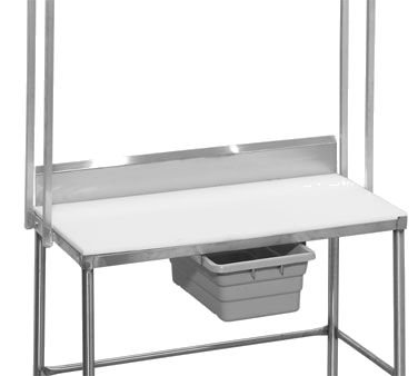 Channel BS3 Work Table, Work Table Accessories, Backsplash, 36"W, Stainless Steel Construction