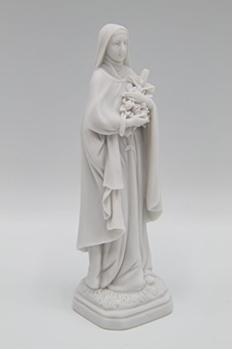 Estatua religiosa de Santa Teresita de Lisieux 4 1/4 pulg miniatura 2