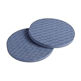 Menolana 2 Pieces Yoga Knee Pads for Knees, Elbows, Wrists, Hands Yoga Props Lightweight Pilates Kneeling Pads for Home Travel Workout, Blue