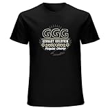 LU HENG GGG Gennady Golovkin T-Shirt Graphic Tee for Men XL Black