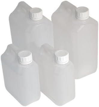 10 x Natural Plastic Jerry Cans (1L) - Ref SPT/PJ/010